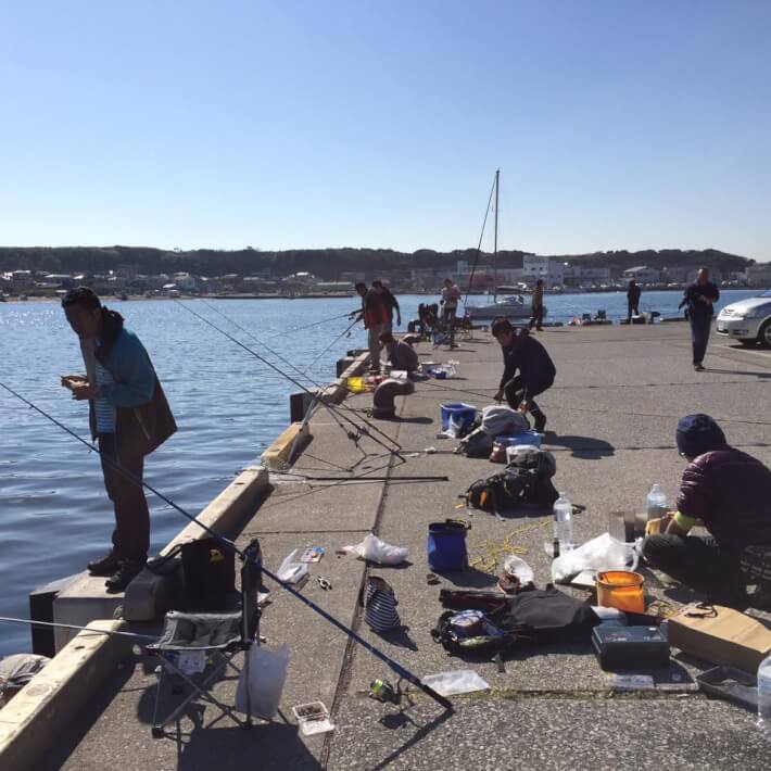 メンバーの釣りの様子 花暮岸壁 Oretsuri 俺釣