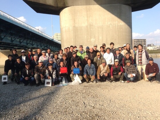 多摩川鯉釣り大会2015