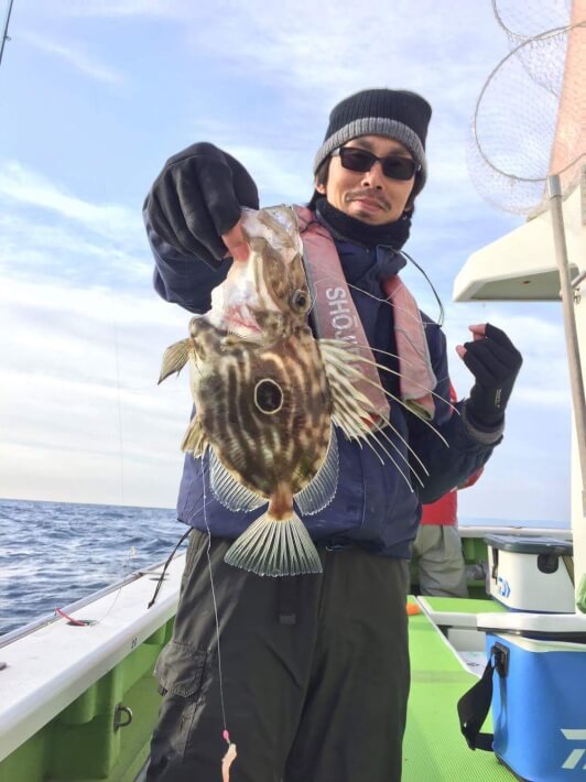 庄治郎丸さんの相模湾LT五目でマトウダイ