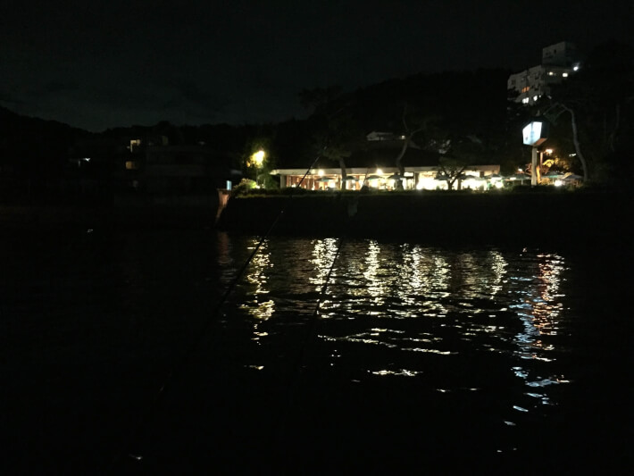 夜釣り　渚橋コーヒー