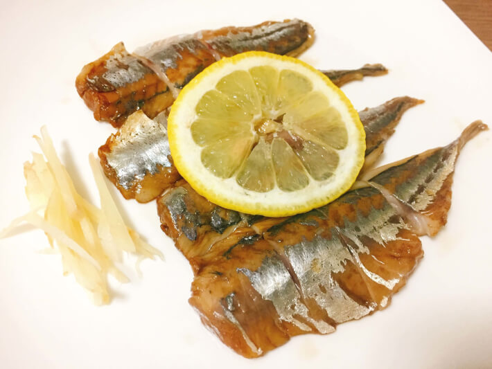 黄金アジの香酢漬け