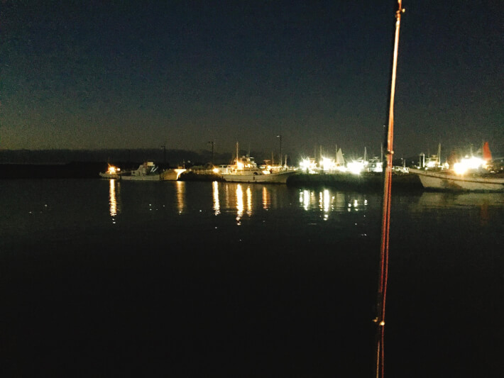 平塚新港の釣り船