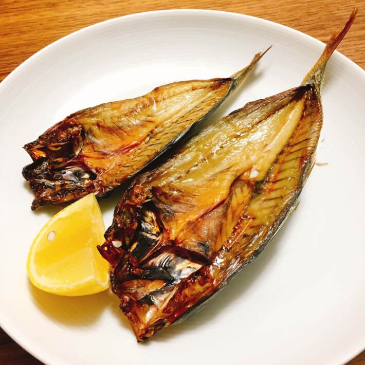 マルアジの干物