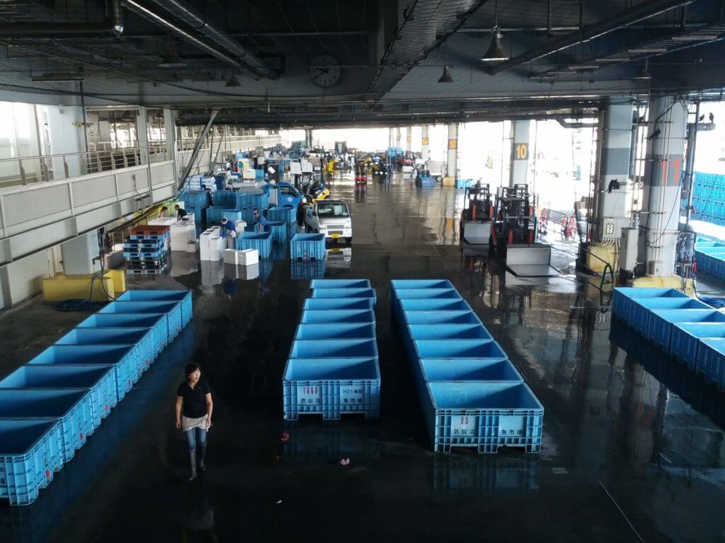 気仙沼市魚市場