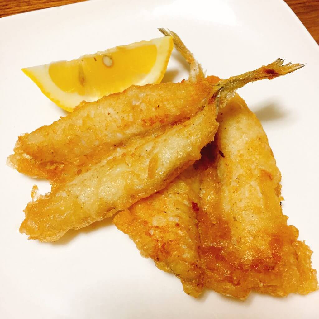釣り料理　シロギスの天ぷら