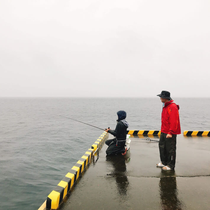 伊豆大島のブッコミ釣りでのファイト