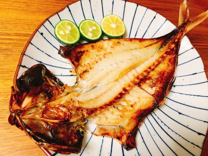 黄アジの塩麹干物
