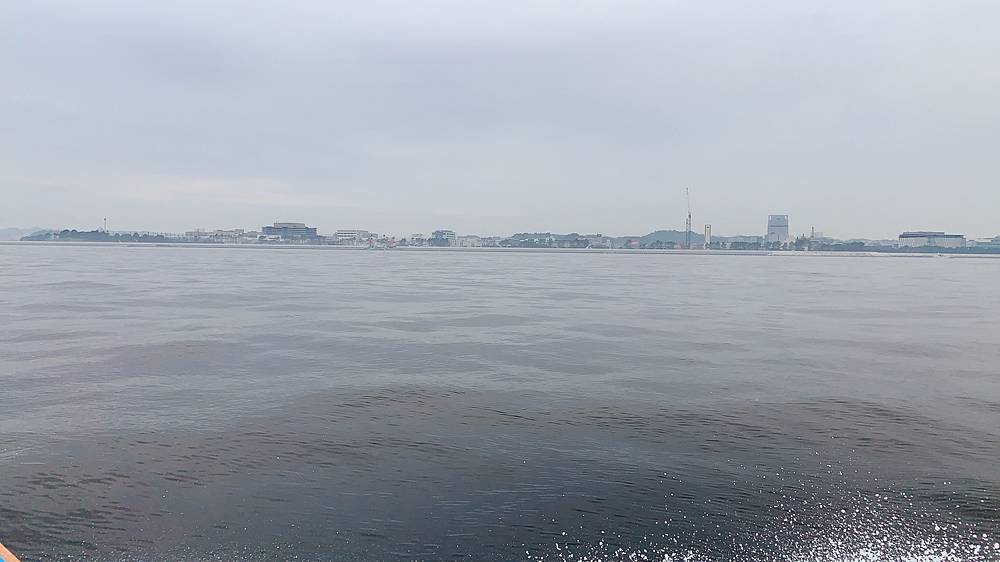 水潮の富岡沖